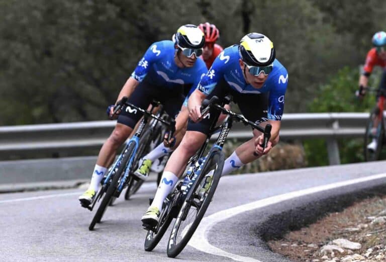 Trofeo Calvia 2024, l’effectif Movistar au départ de Palmanova
