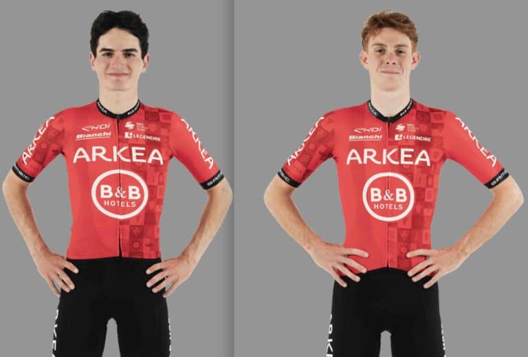 Faun Ardèche Classic : Arkéa – B&B Hotels avec Ewen Costiou et Louis Barré