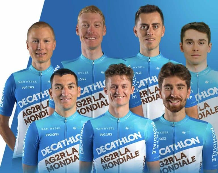 Faun Ardèche Classic : Les 7 coureurs Decathlon AG2R La Mondiale