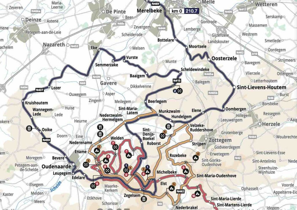 Omloop Het Nieuwsblad 2024 Parcours détaillé