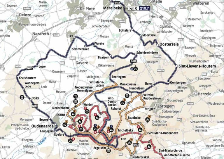 Omloop Het Nieuwsblad 2024 : Parcours détaillé