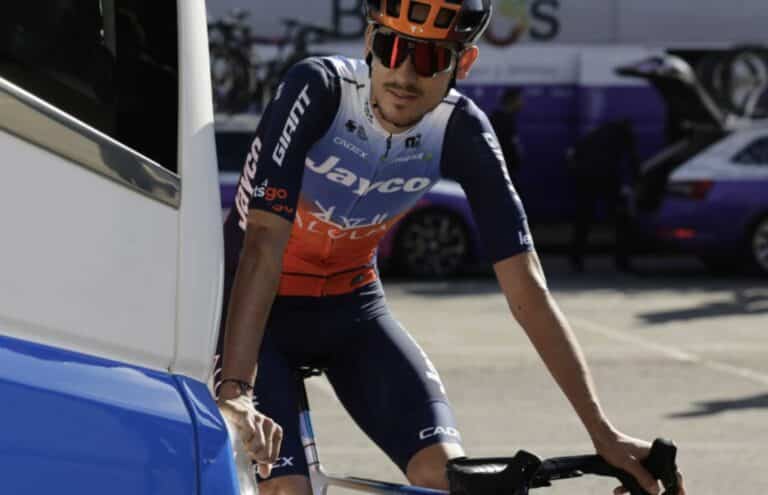 Strade Bianche : Team Jayco AlUla avec Alessandro de Marchi et Filippo Zana