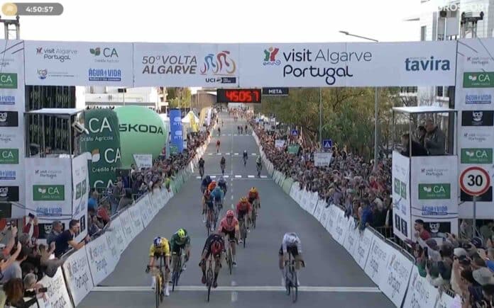 Tour d'Algarve 2024 étape 3 victoire au sprint de Wout van Aert