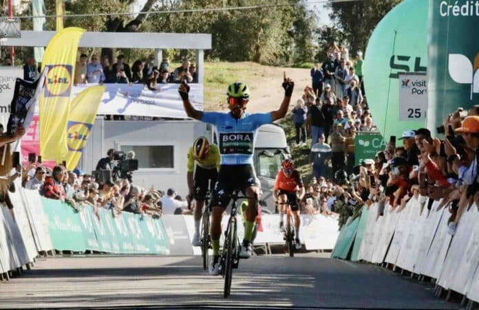 Tour d'Algarve 2024 étape 5 Martinez l'étape et Evenepoel le général