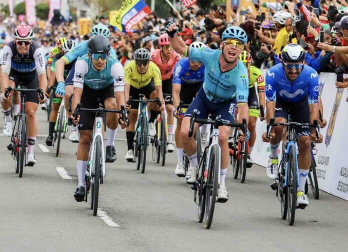 Tour de Colombie étape 4 Mark Cavendish l'emporte au sprint
