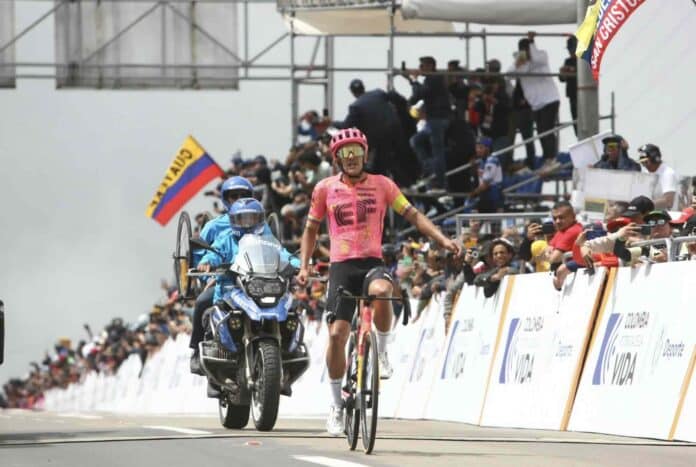 Tour de Colombie Richard Carapaz dompte l'Altp del Vino