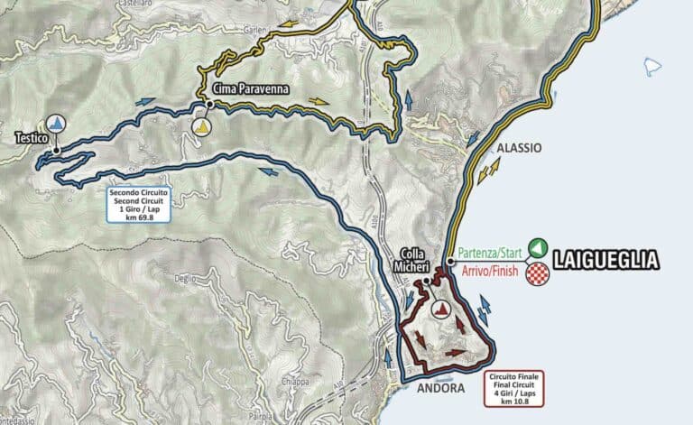 Trofeo Laigueglia 2024 : Parcours détaillé