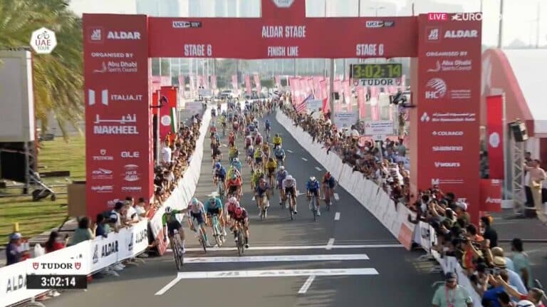 UAE Tour 2024, étape 6 : Le triplé pour Tim Merlier