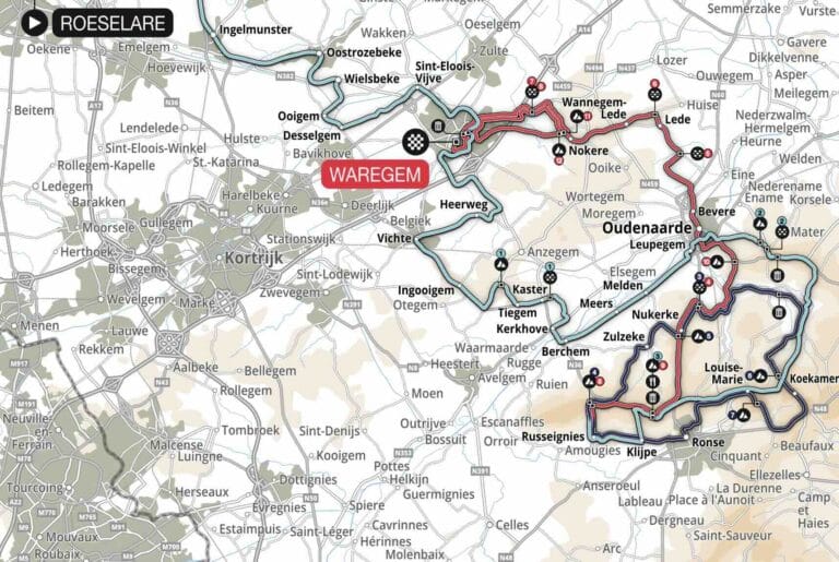 A Travers la Flandre 2024 : Parcours détaillé