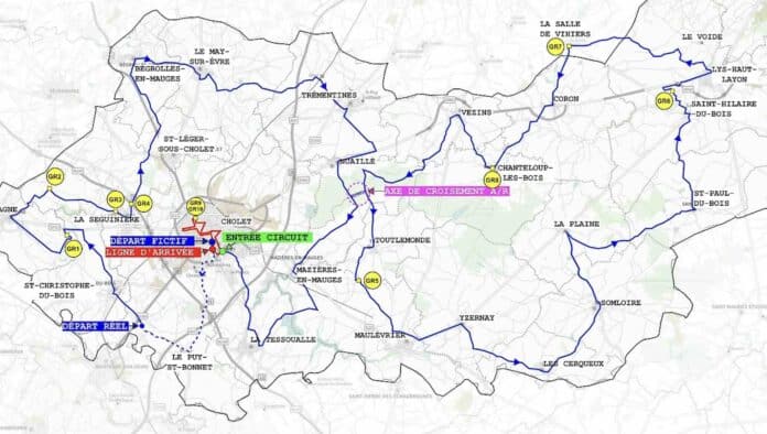 Cholet Agglo Tour 2024 parcours détaillé