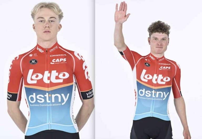 Strade Bianche : Lotto Dstny avec Maxim Van Gils et Lennert Van Eetvelt