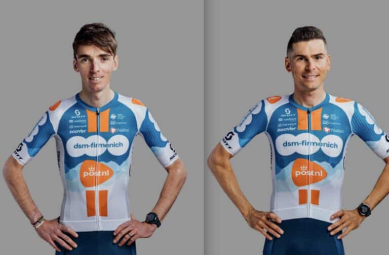 Strade Bianche : Romain Bardet et Warren Barguil au départ de Toscane