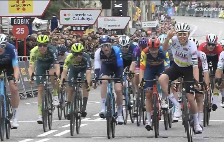 Tour de Catalogne 2024 : 4e victoire d’étape pour Tadej Pogacar, au sprint