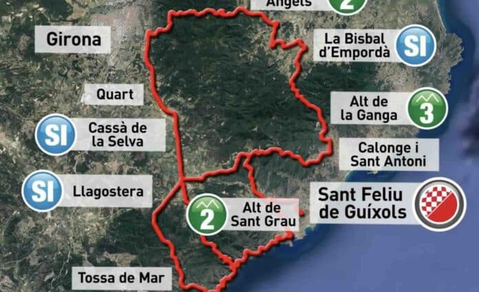 Tour de Catalogne étape 1 profil et favoris