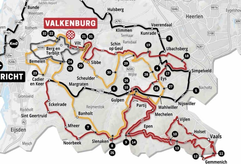 Amstel Gold Race 2024 : Parcours détaillé