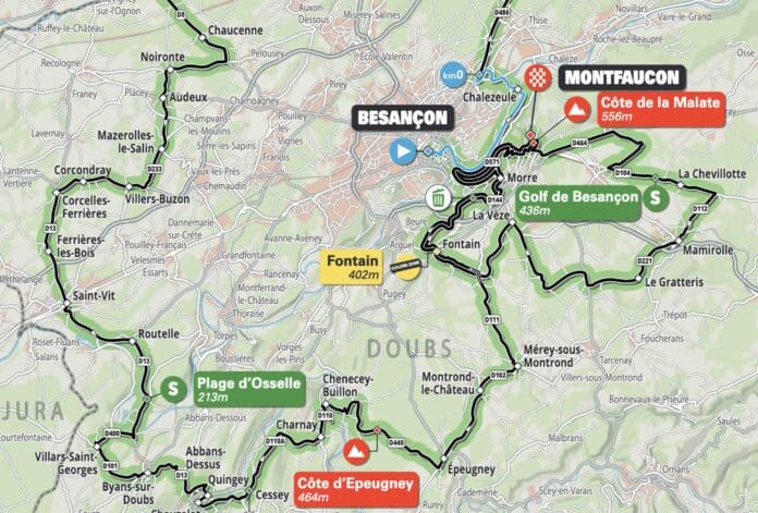 Classic Grand Besançon Doubs 2024 parcours détaillé