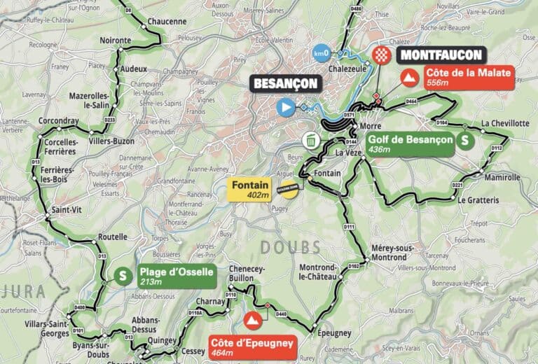 Classic Grand Besançon Doubs 2024 : Parcours détaillé