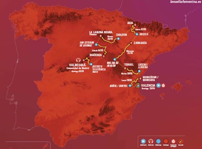 La Vuelta Femenina 2024 parcours détaillé
