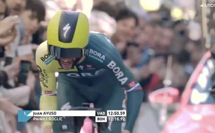 Primoz Roglic remporte le contre la montre inaugural du Tour du Pays Basque