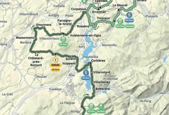 Tour de Romandie 2024 étape 1 profil et favoris