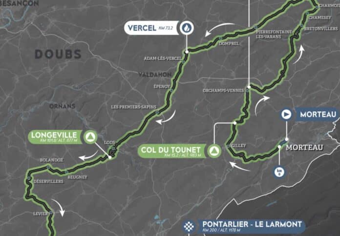 Tour du Doubs 2024 parcours détaillé