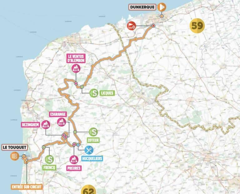 4 Jours de Dunkerque 2024, étape 1 : Profil et favoris