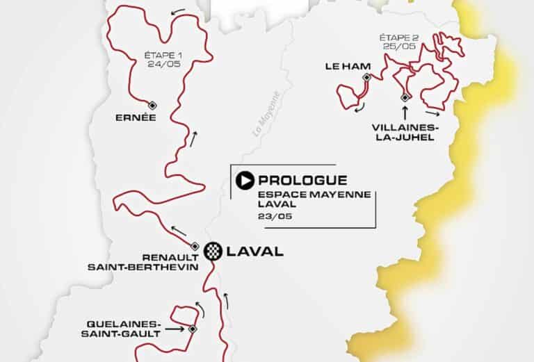 Boucles de la Mayenne 2024 : Parcours complet avec les profils de chaque étape