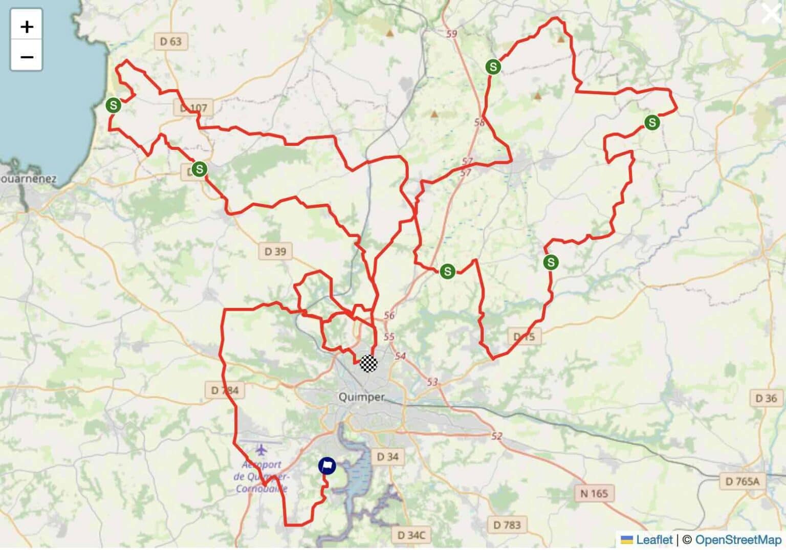 Tour du Finistère Parcours détaillé