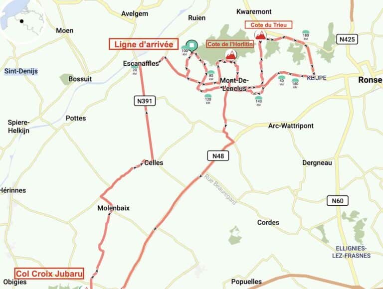 Circuit Franco-Belge 2024 : Parcours détaillé