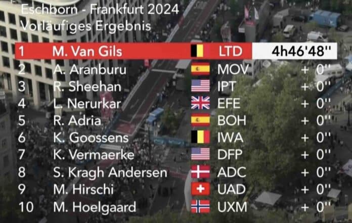 Eschborn Francfort 2024 classement complet