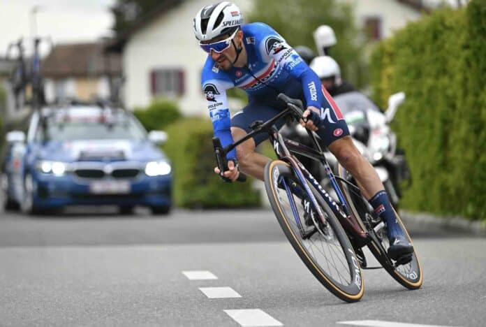 Giro 2024 Julian Alaphilippe au départ de son premier Tour d'Italie