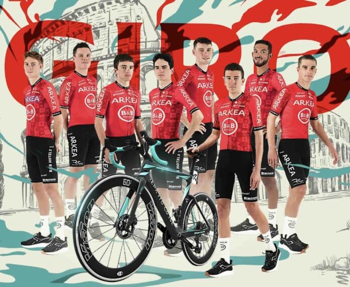 Giro 2024 les huit coureurs de l'équipe BB Hotels
