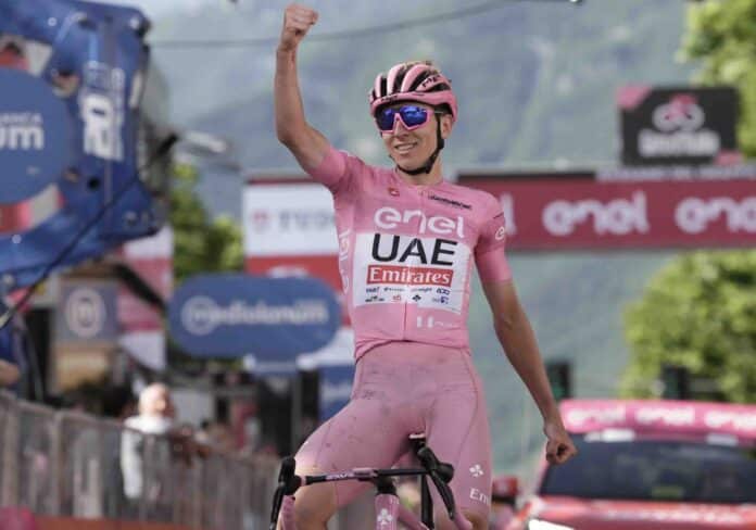 Tadej Pogacar conquista la sesta vittoria di tappa al Giro d'Italia