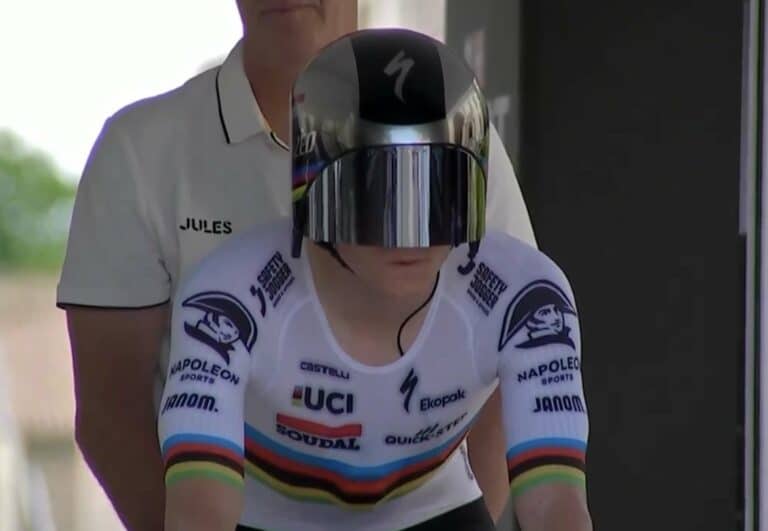 Chrono et maillot jaune pour Remco Evenepoel sur le Critérium du Dauphiné
