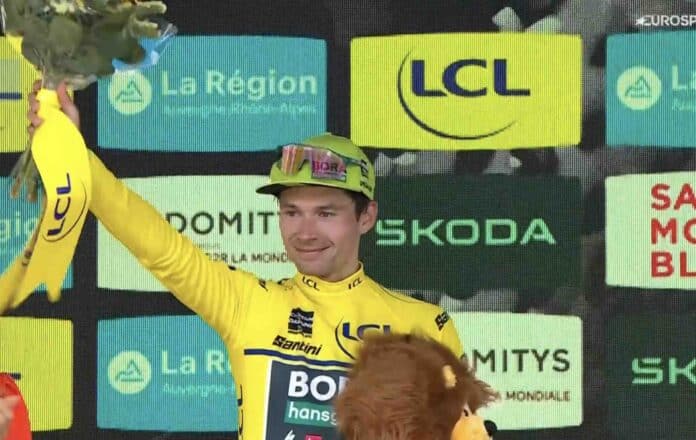 Critérium du Dauphiné Primoz Roglic prend le maillot jaune de Remco Evenepoel