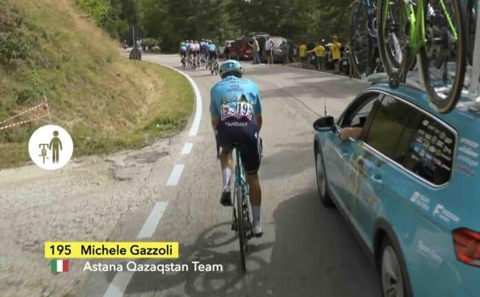 Direct Michele Gazzoli premier abandon du Tour de France 2024