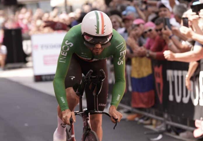 Filippo Ganna à nouveau champion d'Italie du chrono