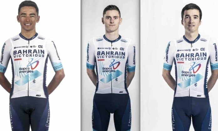 Tour de France 2024 la sélection Bahrain Victorious avec Buitrago Mohoric et Bilbao