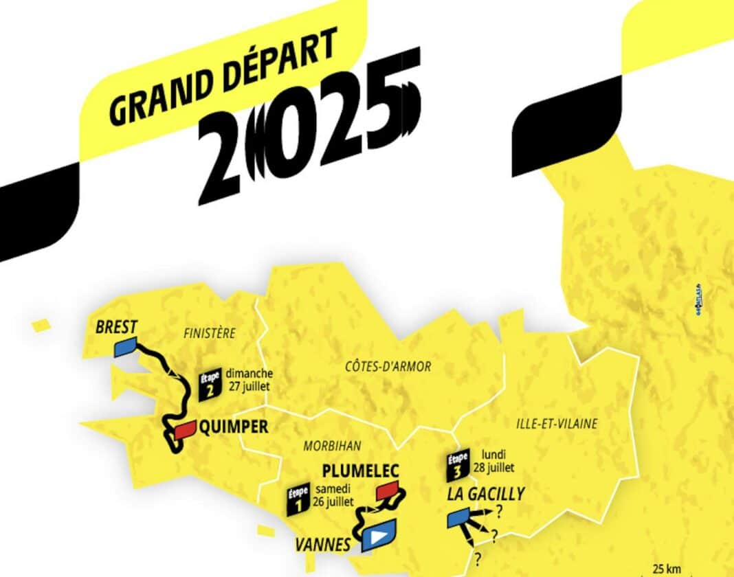 Tour de France Femmes 2025 Grand départ de Bretagne