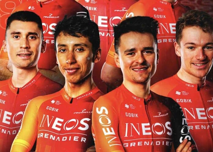 Tour de Suisse 2024 INEOS Grenadiers avec Egan Bernal et Tom Pidcock