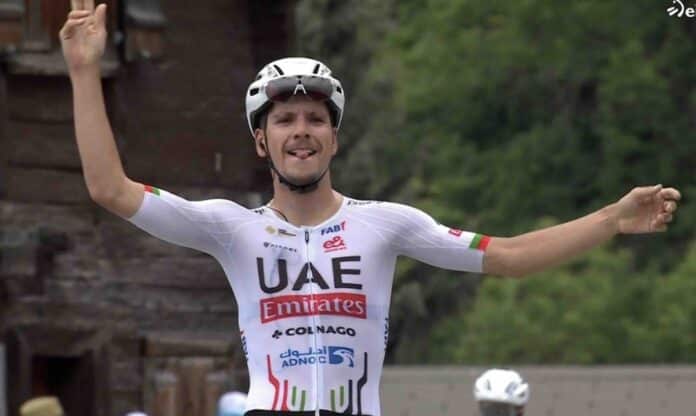 Tour de Suisse Joao Almeida remporte la sixième étape devant son leader Adam Yates