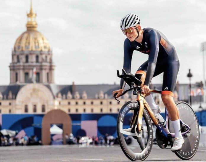 Joshua Tarling le grandissime favori du chrono des Jeux Olympiques peut être bien