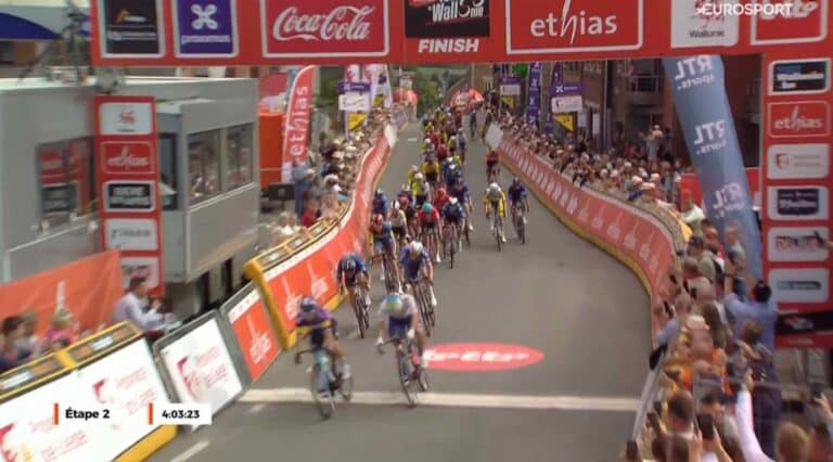 La 2ème étape du Tour de Wallonie 2024 pour Corbin Strong