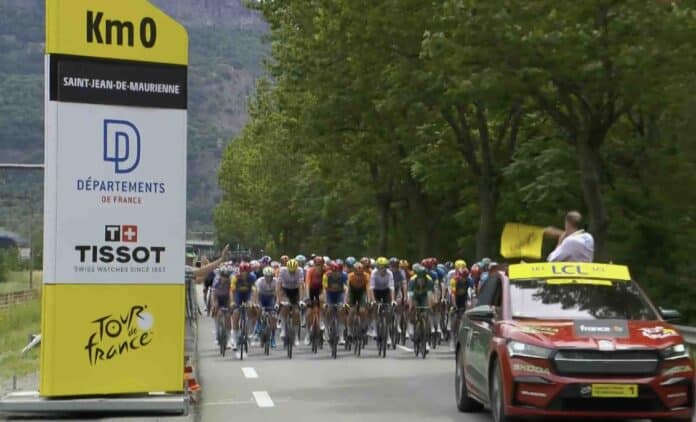 Le départ de la 5e étape du Tour de France a été donné