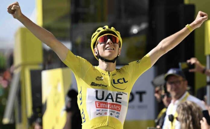 Tadej Pogacar remporte la 15e étape du Tour de France et conforte son maillot jaune