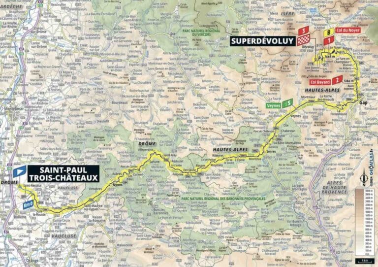 Tour de France 2024. Etape 17. Profil, parcours, favoris
