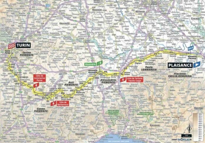 Tour de France 2024 étape 3 profil et favoris