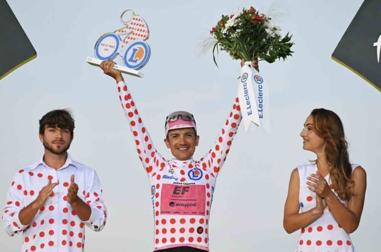 Tour de France 2024. Richard Carapaz : « Fier de ramener ce maillot à pois à mon pays »