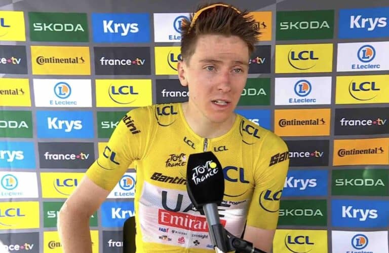 Tour de France. Tadej Pogacar : « Le classement général a l’air d’être établi »
