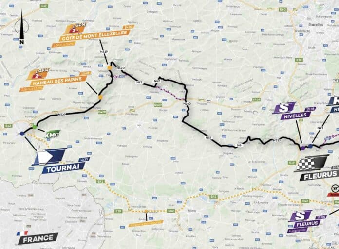 Tour de Wallonie 2024 étape 1 parcours profil et favoris